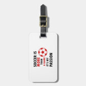 VOETBAL ONTWERP BAGAGELABEL (Voorkant verticaal)