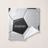 Voetbal Ontwerphanddoekset Bad Handdoek (Wasdoekje)