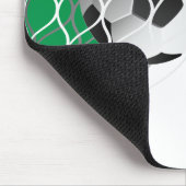 Voetbal op de Italiaanse vlag Muismat (Hoek)