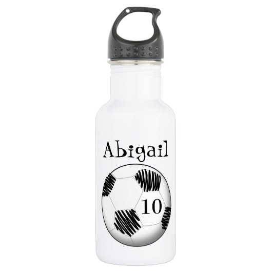 Voetbal op een speciale fles (Voorkant)