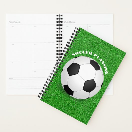 Voetbal op het veld planner (Display)