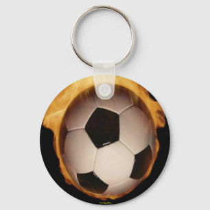 voetbal op Sleutelhanger
