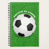 Voetbal op veld planner (Voorkant)