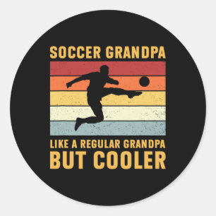 Voetbal Opa Reguliere Opa Maar Koeler Grappig Zo Ronde Sticker