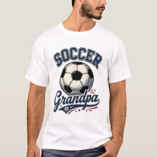 Voetbal Opa Vintage Gravure Shirt Ontwerp_1