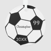 Voetbal Ornament (achterkant)