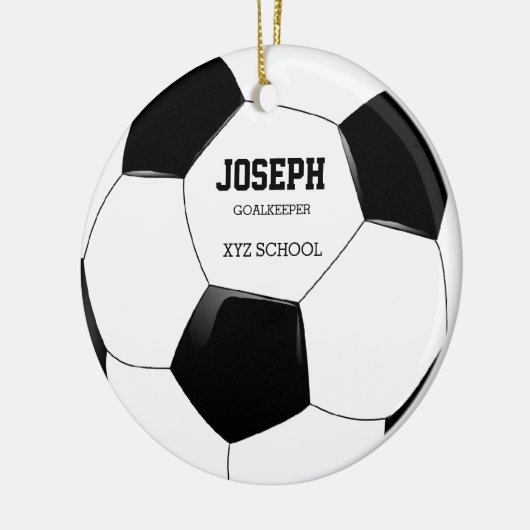 Voetbal ornament (Links)