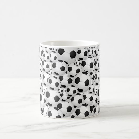 voetbal over mok (Center)