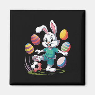 Voetbal Paas Shirt Boys Kinder Paashaas Voetbal Magneet