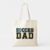 Voetbal Pap Gift Canvas tas voor Pap (Achterkant)