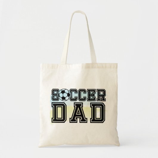 Voetbal Pap Gift Canvas tas voor Pap (Voorkant)