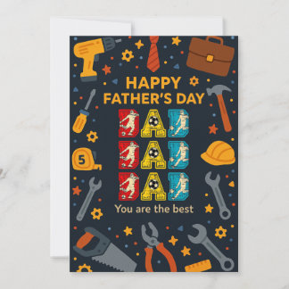Voetbal Papa Football Vaders Dag Gift Kaarten
