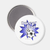 Voetbal papa magneet (Voorkant / Achterkant)