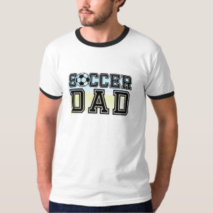 Voetbal Papa T-Shirt Custom Voetbal Papa Tee Shirt