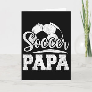Voetbal Papa Voetbalspeler Speldag Vaderdag Kaart