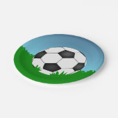 Voetbal Papieren Bordje (Gekanteld)