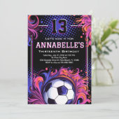 Voetbal-partij Kaart (Staand voorkant)