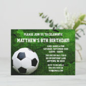 Voetbal-partij Kaart (Staand voorkant)