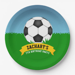 Voetbal-partij Papieren Bordje