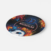 Voetbal-partij Papieren Bordje (Gekanteld)