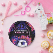 Voetbal-partij Papieren Bordje (Feest)