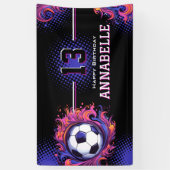 Voetbal-partij Spandoek (Verticaal)