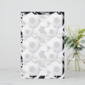 Voetbal Patroon Briefpapier (Staand voorkant)
