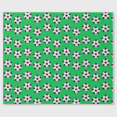 Voetbal Patroon Cadeaupapier (Vlak)