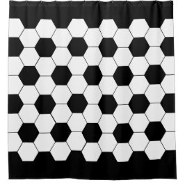 Voetbal Patroon Douchegordijn