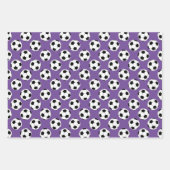 Voetbal Patroon Inpakpapier Vel (Voorkant 3)