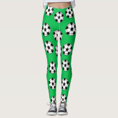 Voetbal Patroon Leggings (Voorkant)