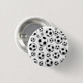 voetbal Patroon Ronde Button 3,2 Cm (Voorkant /achterkant)