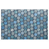 Voetbal Pattern Blues Stof (Fat Quarter)