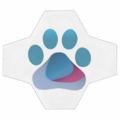 Voetbal Paw Hug Logo (Enkel)