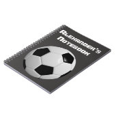 Voetbal personaliseren notitieboek (Linkerzijde)