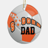 Voetbal personaliseren | SINAASAPPEL Keramisch Ornament (Links)