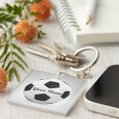 voetbal persoonlijke cadeauideeën sleutelhanger (Voorkant Rechts)