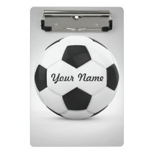 voetbal - Persoonlijke naam Mini Klembord