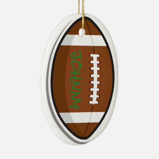 Voetbal Persoonlijke Team Speler Sporten Keramisch Ornament (Rechts)