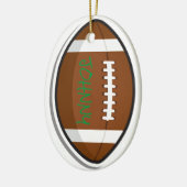 Voetbal Persoonlijke Team Speler Sporten Keramisch Ornament (Links)