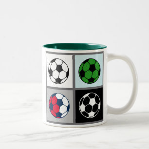 voetbal Pictogram Mok