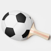 voetbal Ping Pong Paddle Tafeltennisbatje (Zijkant)