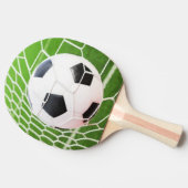 voetbal Ping Pong Paddle Tafeltennisbatje (Zijkant)