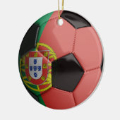 Voetbal Portugese vlag Keramisch Ornament (Links)