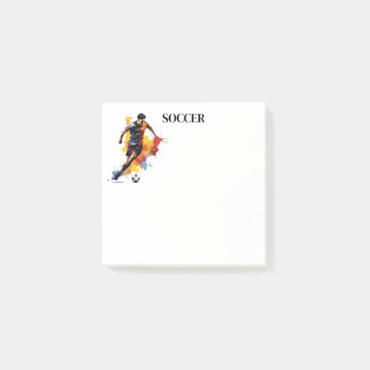 Voetbal Post-it® Notes (Voorkant)