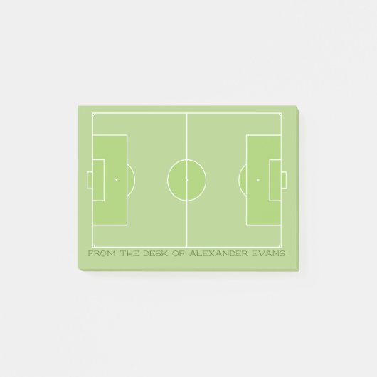 Voetbal Post-it® Notes (Voorkant)