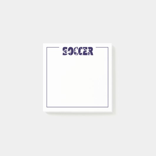 Voetbal  post-it® notes (Voorkant)