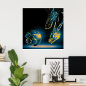 Voetbal Poster (Thuiskantoor)