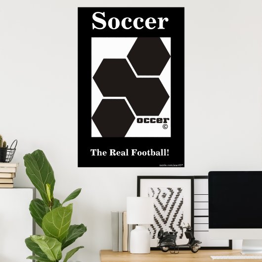 Voetbal Poster (Thuiskantoor)