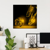 Voetbal Poster (Thuiskantoor)
